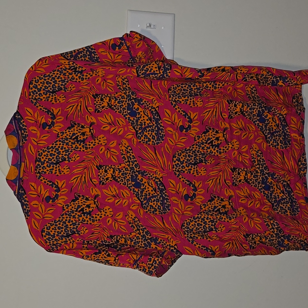 Printfresh Satin Sleep Shirt In City Cats - Picture 4 of 4